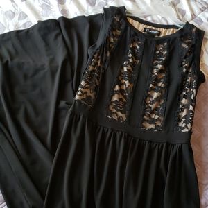 Formal black dress*